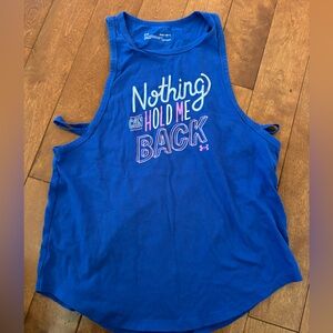 Youth tank - long open sides. Under Armour